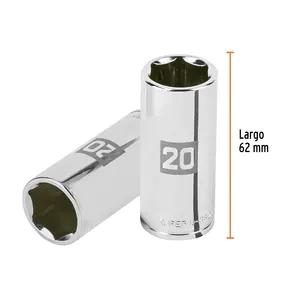 Master con 36 unità presa lunga 20mm, 6 punti, 3/8 'azionamento, Truper - Product Image 3