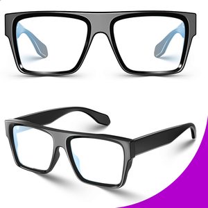 VISOONE, gafas cuadradas con borde completo y bloqueo de luz azul, gafas grandes a la <span class=keywords><strong>moda</strong></span> para ordenador, montura multicolor para gafas, mujeres y hombres, <span class=keywords><strong>ALBA</strong></span> - Product Image 2