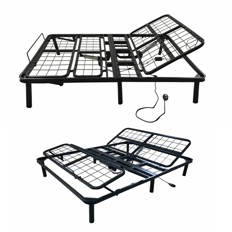 금속 침대 사용 가구를 위한 전기 조정가능한 침대 구조 부류 구석 부류 금속/철 가정 가구 접히는 침대 1 세트