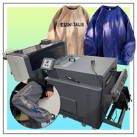 Imprimante DTF portable 30 cm, imprimante DTF pour t-shirts, machine d'impression de t-shirts avec agitateur et sécheur I3200