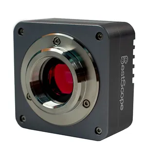 BestS cope BUC4D-140C C-Mount USB 2.0 Farb-CCD-Mikroskop-Kamera für Fluoreszenz-Bildaufnahme-Analyse
