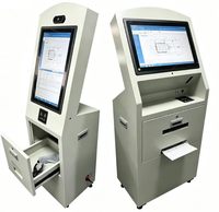 Boîtier de kiosque en libre-service OEM et ODM, armoire de kiosque en tôle pour terminal d'impression et de consultation de documents, écran d'affichage inclus