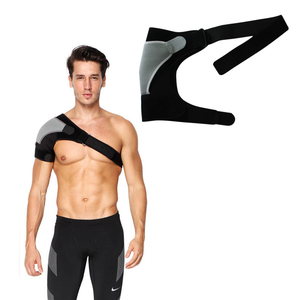 Vendaje de soporte de hombro para lesiones articulares, correa de protección para el hombro, ajustable, izquierda/derecha, cinturón envolvente - Product Image 3