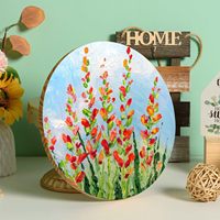 Plaques rondes en bois de pin gravées, vente en gros, panneaux en bois non finis pour projets de bricolage, peinture, artisanat, objets de collection