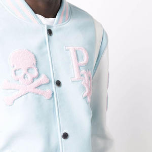 Chaquetas universitarias de béisbol para hombre, fabricante de chaquetas varsity de lana y cuero transpirables, personalizadas, de talla grande, para invierno. - Product Image 6