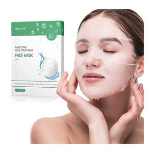 <span class=keywords><strong>Masque</strong></span> <span class=keywords><strong>en</strong></span> Soie Traitant l'Acné à Marque Blanche, Extrait de Centella, <span class=keywords><strong>Tissu</strong></span> Fin pour <span class=keywords><strong>Soin</strong></span> Quotidien de la Peau Sensible du Visage - Product Image 5