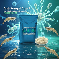 Agent antifongique pour crevettes : inhibe le fusarium, prévient les ulcères de la coquille et les branchies noires causées par la fusariosis, améliore le taux de survie des crevettes.