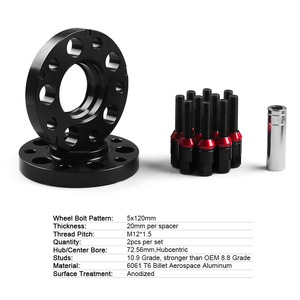 Espaciadores de Rueda Cónicos de 20mm 5x120mm 72.56mm con Tornillos M12x1.5 para BMW E36 E46 323 325 328 335i 545i - Product Image 4