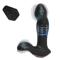 Hochwertiger 10-stufiger Vibrations-Silikon-Analplug, Prostatamassagegerät, Premium-Vibrations-Analtoy für sexuelles Vergnügen