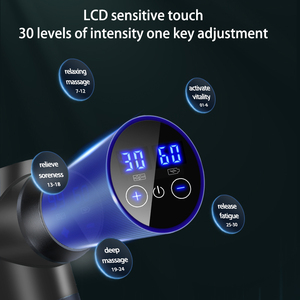 ปืนนวด Pro Massage 8 หัว พร้อมหน้าจอ LCD ควบคุมแบบไร้สาย นวดได้ทั่วร่างกาย แบตเตอรี่ 1800mAh และมอเตอร์แรงบิดสูง - Product Image 4