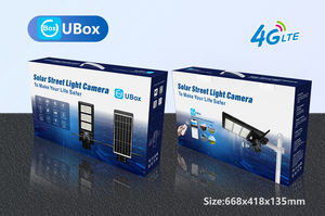 4MP Ubox açık su geçirmez CCTV güvenlik kamera LED 4G güneş sokak işık gece görüş için gözetim için güneş sokak - Product Image 6