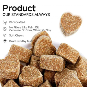 Golosinas Blandas para el Alivio de Alergias en Perros, Alivio de la Picazón en la Piel, Aceite de Pescado Omega 3, Probióticos, Enzimas Digestivas, Prebióticos, Alto Contenido Proteico - Product Image 2