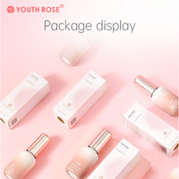 Ensemble de vernis gel Youth Rose 15ml, 12 couleurs, longue tenue, nude, transparent, blanc, rose, nail art professionnel, gel UV, fournisseur de vernis en gros