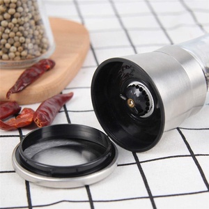200ml moulin à épices facile à nettoyer poivre et poudre de piment salière <span class=keywords><strong>verre</strong></span> et matière plastique PC moulin à épices - Product Image 4
