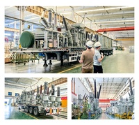 Transformateur de puissance mobile 69 kV 20 000 kVA monté sur remorque pour réseau temporaire