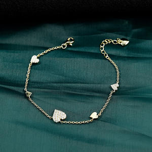 Grace Jewelry Dubai <b>Cheap</b> Wedding Bridal 18K Gold Plated Zircon Bracelet Ring Necklace and <b>Earrings</b> Jewelry Set for Woman - Product Image 4