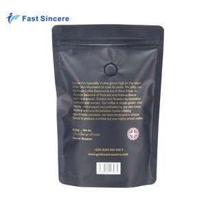 Gıda sınıfı gravür baskı PE kahve paketi çanta vana ile ayakta duran torba fermuarlı çanta - Product Image 3