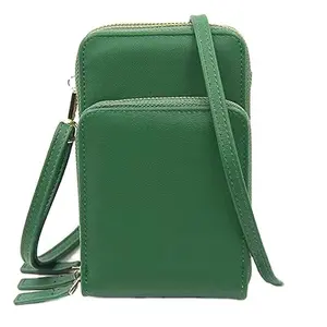 Free Sample 2023 hot selling Fashion PU leather sling shoulder organizer elegant small wallet purse cell phone key cross body