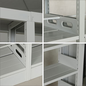 Estantería Metálica para Archivos, Muebles de Acero para Sala de Lectura de Biblioteca, Estante para Libros con Marco Metálico - Product Image 6