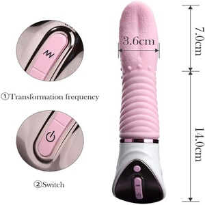Vibratore Elettrico per Adulti con Lingua Magica Leccante, Massaggiatore Oscillante con Particelle per Stimolazione Femminile, Dispositivo per Masturbazione - Product Image 1