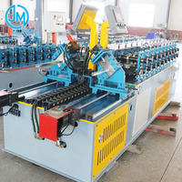 Máquina perfiladora de ángulos de hierro hidráulica JM Fast Track para techos y paneles de yeso, con control PLC y ahorro de energía
