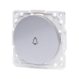 Componente per Campanello Elettrico, Colore Argento, Compatibile con Sistemi Elettrici, Ideale per Installazioni di Campanelli - Product Image 1