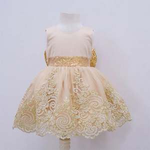 Robe de princesse pour filles Ivy10493A, fleurs espagnoles, haute qualité, avec grand nœud à paillettes, pour fête d'anniversaire - Product Image 3