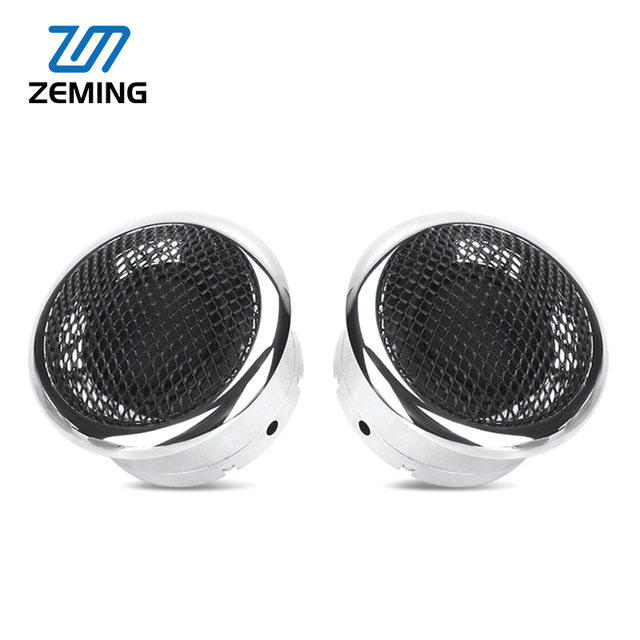 Universal 28mm Aluminum Car Speaker Neodymium Driver Mirror Finish  Tweeter High Resolution Audio Quality Sound Stage Upgrade