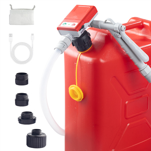 Pompe de transfert de carburant diesel alimentée par batterie et compatible USB avec buse manuelle 3,8 GPM, durable et efficace, fabriquée en plastique résistant - Product Image 4