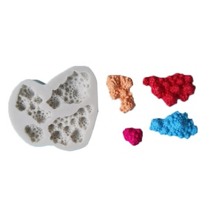 แม่พิมพ์ซิลิโคนรูปปะการังเครื่องมือทำขนมแบบทำมือสำหรับทำเค้กคุกกี้ช็อกโกแลตฟองดองมารีน - Product Image 1