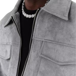 Chaqueta Cargo Personalizada de Estilo Vintage, de Poliéster/Algodón, Transpirable, Resistente al Viento, con Logotipo Frontal, para Fabricante de Chaquetas de Invierno - Product Image 3