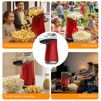 Machine à Popcorn Domestique Mini Entièrement Automatique Pratique Appareil de Cuisine pour la Maison Cuiseur à Maïs
