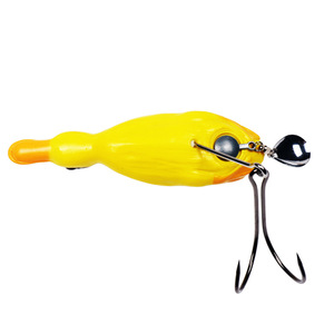 Señuelo giratorio simulado de patito, 21g, cebo de pesca artificial biónico para pesca de lubina en agua dulce, material de PVC - Product Image 3