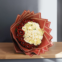 Fournitures pour fleuristes fantaisistes, papier d'emballage pour bouquets floraux, imperméable, motif floral