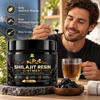 Résine de Shilajit à haute puissance pour l'endurance et le renforcement musculaire, 60% d'acide fulvique, oligo-éléments, 30G 50G, résine de Shilajit himalayenne pure