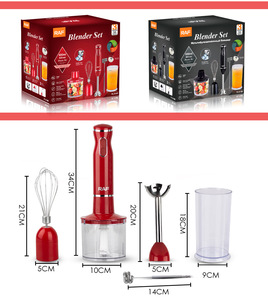 Mixeur Plongeant Multifonctionnel RAF en Acier Inoxydable 5 Vitesses avec Puissance Jusqu'à 100W, Hachoir et Mélangeur Électrique 4-en-1 Mini - Product Image 1