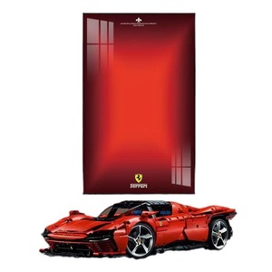Marco de Fotos de 3.5CM de Grosor Compatible con Bloques de Pared, Marco de Fotos de Aluminio <span class=keywords><strong>Ferrari</strong></span> SP3, Cristal, Porcelana, Dibujos Animados, Espejo - Product Image 4
