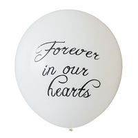 Colombe de la paix Colombe blanche Ballon en film aluminium Anniversaire blanc Funérailles Ballon en latex Ensemble de ballons d'anniversaire