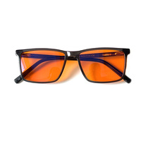 Lunettes de conduite anti-lumière bleue avec logo imprimé, vision nocturne, jaunes, pour ordinateur et téléphone, pour hommes et femmes