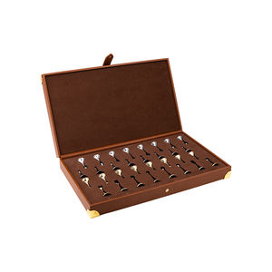 SAWTRU Saldi di Liquidazione: <span class=keywords><strong>Scacchiera</strong></span> Internazionale Pieghevole in Legno 100 Squadrati 10x10 con Dama Internazionale Intarsiata - Product Image 2