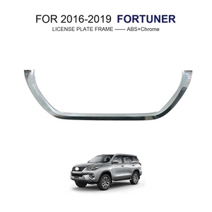 กรอบป้าย<span class=keywords><strong>ทะเบียน</strong></span>สำหรับ Toyota Fortuner อุปกรณ์เสริมโครเมี่ยมสำหรับรถยนต์ - Product Image 4