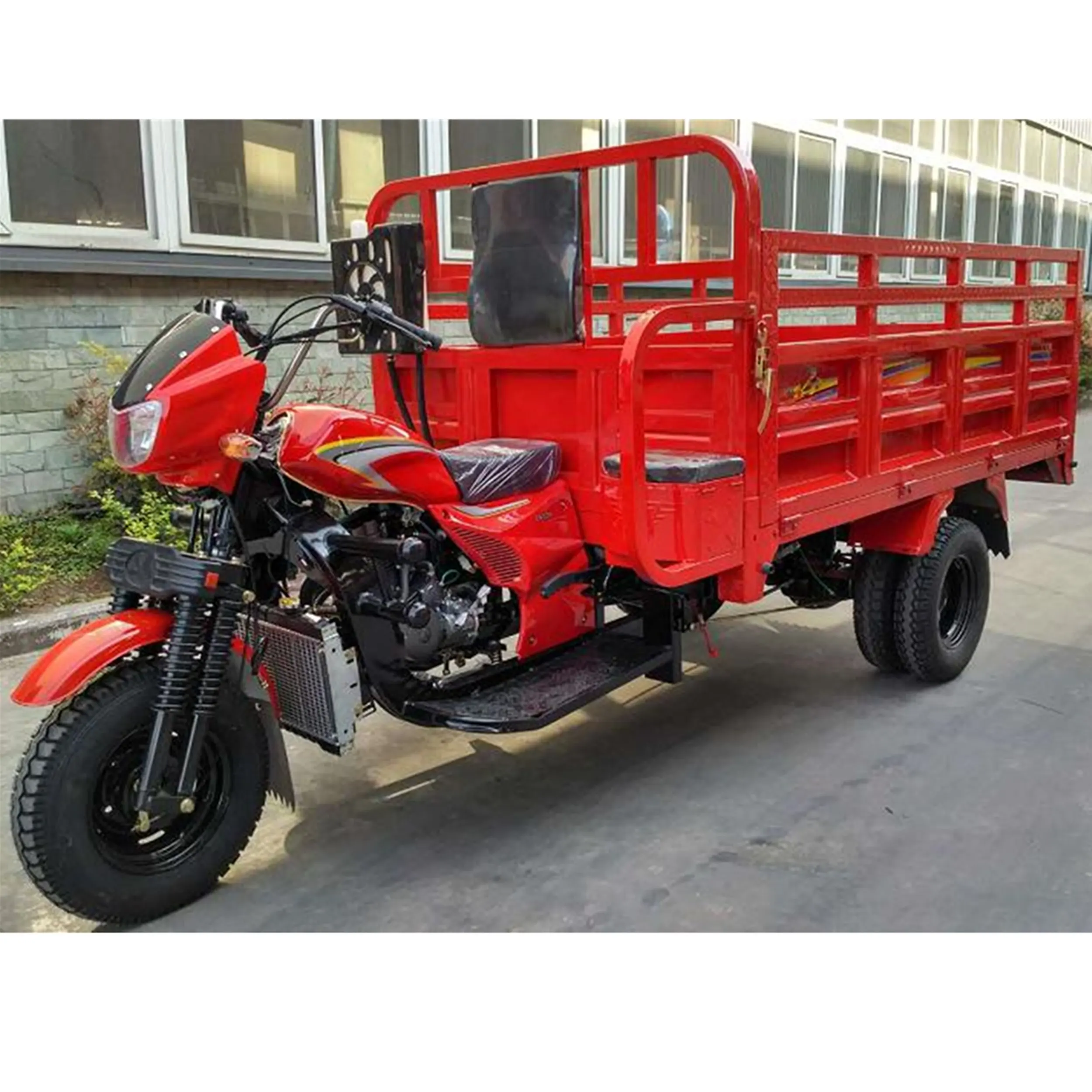 250cc motorizados movidos a gás Van triciclo de carga/três rodas de carga da motocicleta para a agricultura