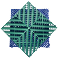 Carreaux de sol modulaires Tapis de sol en plastique PVC PP antidérapants Carrelage de sol de garage à emboîtement pour atelier de réparation automobile Garage