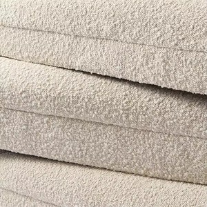 Custom Washable Removable Cover Waterproof <b>Linen</b> Neutral Cream <b>Yarn</b> Boucle Orthopaedic Orthopedic Foam Dog Bed - Product Image 3