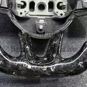 Nuevo Producto, Volante Deportivo de Fibra de Carbono Forjada y Cuero Perforado para Dodge Challenger - Product Image 4