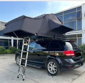 Carpa de techo para coche de tela Oxford, doble capa, para las cuatro estaciones, apertura automática rápida, tipo plegable, resistente a la lluvia, soporta hasta 60 kg. - Product Image 2