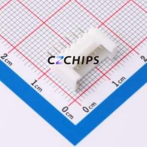 ZX-HY2.0-6PZZ Wire-to-Board Pin Header Through hole Component (THT),P=2mm Connector 1x6P 2mm Through Hole HY - Product Image 1