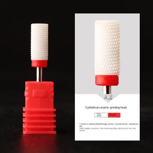 Xingong 2.35mm testa di macinazione in ceramica elettrica per Nail Art strumento rotativo per lucidare e pulire File con punte speciali per trapano - Product Image 6