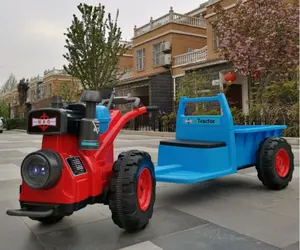 2022 çin toptan simülasyon elektrikli çocuk traktör büyük kamyon