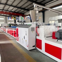 Machine automatique de fabrication de profilés de fenêtres en PVC de haute précision SJSZ65, extrudeuse, ligne de production de cadres de fenêtres à battants en PVC